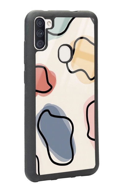 Samsung A11 Nude Milky Tasarımlı Glossy Telefon Kılıfı
