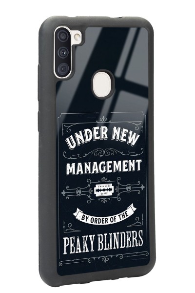 Samsung A11 Peaky Blinders Management Tasarımlı Glossy Telefon Kılıfı