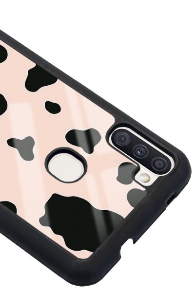 Samsung A11 Pink Milky Tasarımlı Glossy Telefon Kılıfı