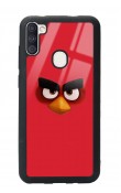Samsung A11 Red Angry Birds Tasarımlı Glossy Telefon Kılıfı