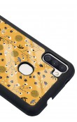 Samsung A11 Sarı Bindanlı Tasarımlı Glossy Telefon Kılıfı