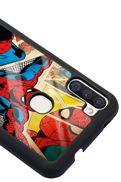 Samsung A11 Spider-man Örümcek Adam Tasarımlı Glossy Telefon Kılıfı