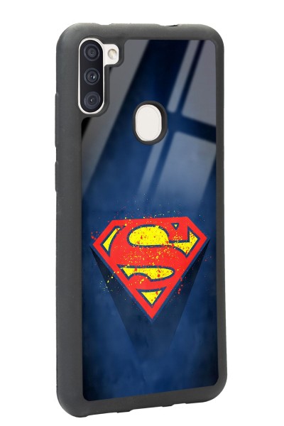 Samsung A11 Superman Tasarımlı Glossy Telefon Kılıfı