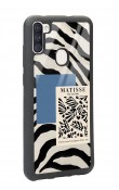 Samsung A11 Zebra Matısse Tasarımlı Glossy Telefon Kılıfı
