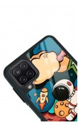 Samsung A12 Baby Astronaut Tasarımlı Glossy Telefon Kılıfı