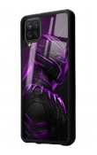Samsung A12 Black Panter Tasarımlı Glossy Telefon Kılıfı
