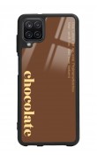 Samsung A12 Choclate Tasarımlı Glossy Telefon Kılıfı
