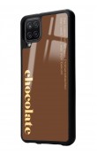 Samsung A12 Choclate Tasarımlı Glossy Telefon Kılıfı