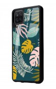Samsung A12 Color Leaf Tasarımlı Glossy Telefon Kılıfı