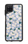 Samsung A12 Daisy Pattern Tasarımlı Glossy Telefon Kılıfı