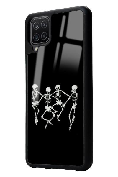 Samsung A12 Dancer Skeleton Tasarımlı Glossy Telefon Kılıfı