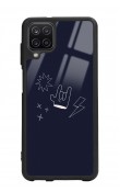 Samsung A12 Doodle Punk Tasarımlı Glossy Telefon Kılıfı