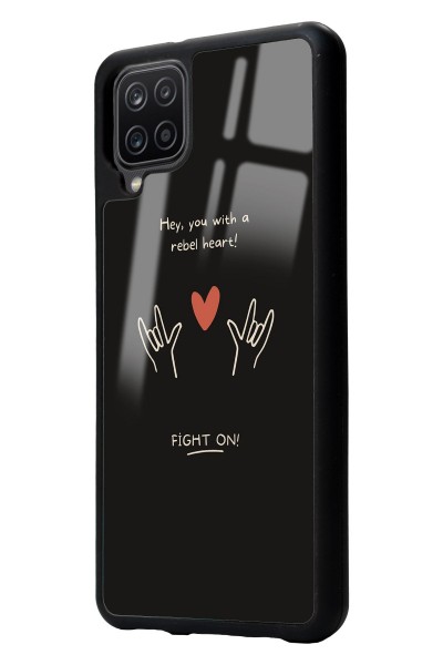 Samsung A12 Fight On Tasarımlı Glossy Telefon Kılıfı