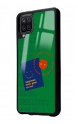 Samsung A12 Happy Green Tasarımlı Glossy Telefon Kılıfı