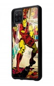 Samsung A12 Iron Man Demir Adam Tasarımlı Glossy Telefon Kılıfı