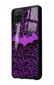 Samsung A12 Lila Batman Tasarımlı Glossy Telefon Kılıfı