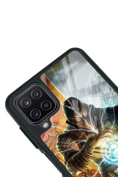 Samsung A12 Mortal Combat Tasarımlı Glossy Telefon Kılıfı