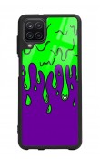 Samsung A12 Neon Damla Tasarımlı Glossy Telefon Kılıfı