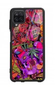 Samsung A12 Neon Island Tasarımlı Glossy Telefon Kılıfı