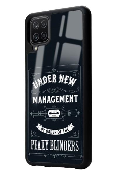 Samsung A12 Peaky Blinders Management Tasarımlı Glossy Telefon Kılıfı