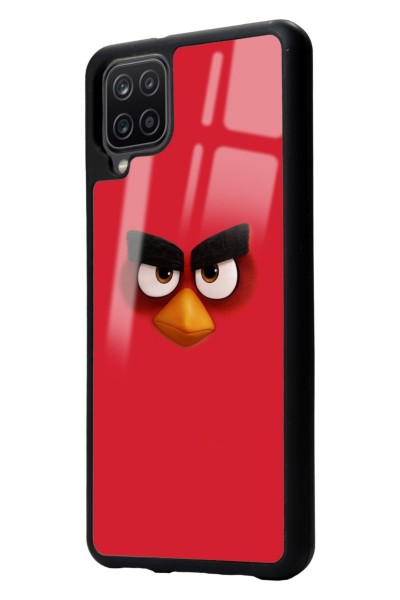 Samsung A12 Red Angry Birds Tasarımlı Glossy Telefon Kılıfı
