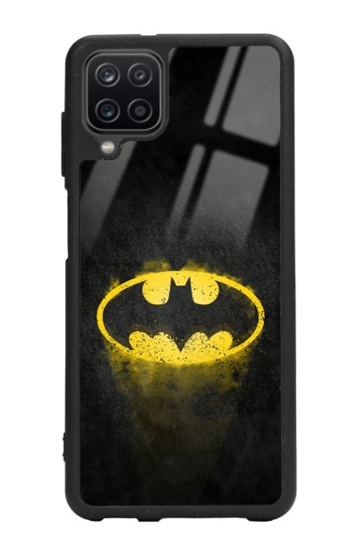Samsung A12 Yellow Batman Tasarımlı Glossy Telefon Kılıfı