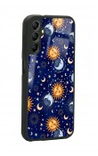 Samsung A14 Ay Güneş Pijama Tasarımlı Glossy Telefon Kılıfı