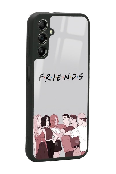 Samsung A14 Doodle Friends Tasarımlı Glossy Telefon Kılıfı