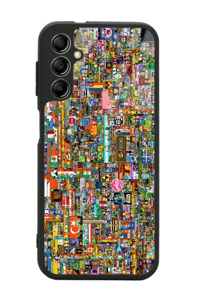 Samsung A14 R/Place Hatıra Tasarımlı Glossy Telefon Kılıfı