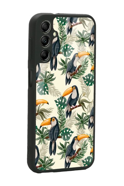 Samsung A14 Tukan Kuşu Tasarımlı Glossy Telefon Kılıfı