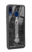 Samsung A20 Apollo Plan Tasarımlı Glossy Telefon Kılıfı
