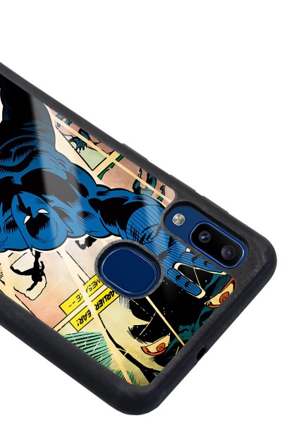 Samsung A20 Black Panther Kara Panter Tasarımlı Glossy Telefon Kılıfı