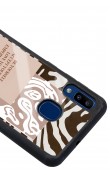 Samsung A20 Emoji Zebra Tasarımlı Glossy Telefon Kılıfı