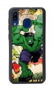 Samsung A20 Hulk Tasarımlı Glossy Telefon Kılıfı