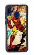 Samsung A20 Iron Man Demir Adam Tasarımlı Glossy Telefon Kılıfı