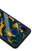 Samsung A20 Leaf Leopar Tasarımlı Glossy Telefon Kılıfı