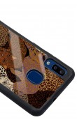 Samsung A20 Leoparlar Tasarımlı Glossy Telefon Kılıfı