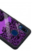 Samsung A20 Lila Batman Tasarımlı Glossy Telefon Kılıfı