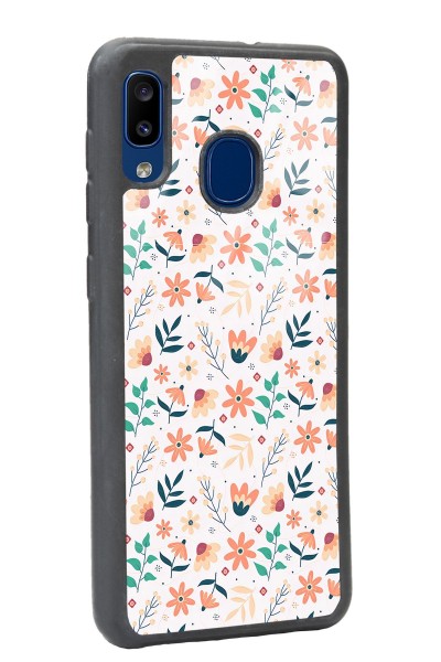Samsung A20 Minik Sonbahar Tasarımlı Glossy Telefon Kılıfı