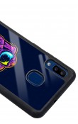 Samsung A20 Neon Astronot Tasarımlı Glossy Telefon Kılıfı