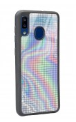 Samsung A20 Neon Dama Tasarımlı Glossy Telefon Kılıfı