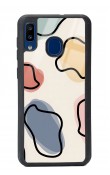 Samsung A20 Nude Milky Tasarımlı Glossy Telefon Kılıfı