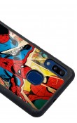 Samsung A20 Spider-man Örümcek Adam Tasarımlı Glossy Telefon Kılıfı