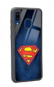 Samsung A20 Superman Tasarımlı Glossy Telefon Kılıfı