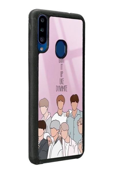 Samsung A20s BTS K-Pop Tasarımlı Glossy Telefon Kılıfı