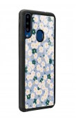 Samsung A20s Daisy Pattern Tasarımlı Glossy Telefon Kılıfı
