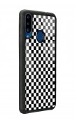 Samsung A20s Damalı Tasarımlı Glossy Telefon Kılıfı