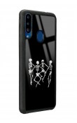 Samsung A20s Dancer Skeleton Tasarımlı Glossy Telefon Kılıfı