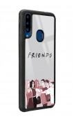Samsung A20s Doodle Friends Tasarımlı Glossy Telefon Kılıfı