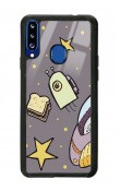 Samsung A20s Doodle Jump Tasarımlı Glossy Telefon Kılıfı